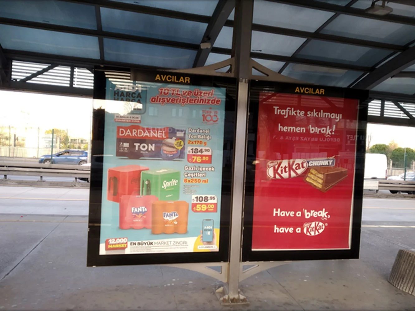 metrobus pano reklam